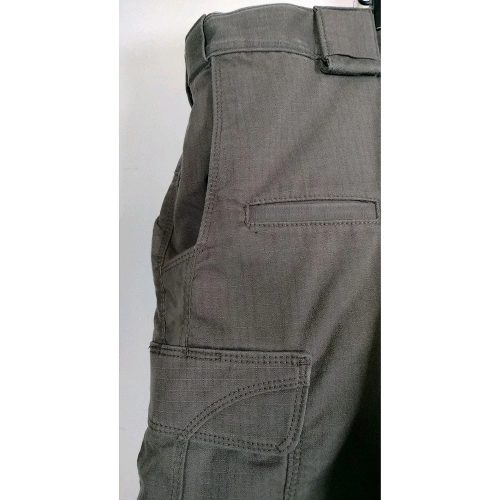 5.11 Tactical Cargo Pants Mens Tag 44x32 Actual 44x31 Tundra Green Ripstop Work